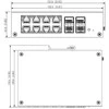 Šakotuvas SWITCH POE HS4412-8ET-120 8 PRIEVADŲ + 4 x SFP DAHUA