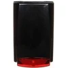 TST SIRENA LAUKO SĄLYGOMS MR100R JUODA, RAUDONAS STIKLAS