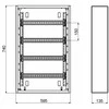 ANT VIRŠINĖS MONTUOJAMA 96 MODULIŲ JUNGTINĖ SLENTELĖ LE-337204 XL3 S 160 LEGRAND