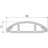 Kopos CABRIC CORRITE LO- 50 / P2 50x11