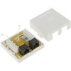TST GNIAZDO KOŃCOWE RJ45-2G1/6 PODWÓJNE