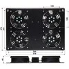 TST VENTILIATORIŲ SKYDELIS A19-4W RACK SPINTAI