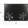 Delta VENTILIATORIŲ SKYDELIS EPRADO-A19-2W RACK SPINTAI