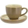 Puodeliai Espresso kavai su lėkštute BITZ Wood/Sand 0.07 l