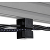 B-TECH AV SOFT-OPEN FULL SERVICE WALL MOUNT FOR XXL DISPLAYS - Juodas