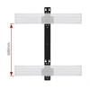 B-Tech SYSTEM X - Dvigubas sieninis laikiklis prie sijos - 19 mm atstumas BT8390-WFK3 / monitoriaus laikiklis