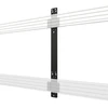 B-Tech SYSTEM X - Dvigubas sieninis laikiklis prie sijos - 19 mm atstumas BT8390-WFK3 / monitoriaus laikiklis