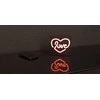 BigBen Neoninė belaidė „Bluetooth“ kolonėlė „Love“ / medinis dėklas