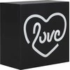 BigBen Neoninė belaidė „Bluetooth“ kolonėlė „Love“ / medinis dėklas