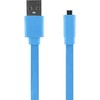 Bigben CABLEFLAT20MICBL -. Mikro USB laidas 2.1A, ilgis 20cm.