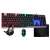 DENVER GCO-610 4 in 1 GAMING SET klaviatūra, pelė, ausinės, kilimėlis