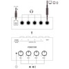 Fonestar FDA-4A – Ausinių stiprintuvas (koncentratorius su 4 išėjimais)