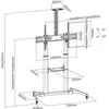 Laikiklis Fonestar STS-42106N – Reguliuojamas grindų stovas televizoriui nuo 60" iki 100" (152-254 cm)