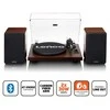 Lenco LS-600WA patefonas (graikinis riešutas) + kolonėlės HiFi komplektas