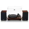Lenco LS-600WA patefonas (graikinis riešutas) + kolonėlės HiFi komplektas