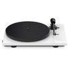 Patefonas Pro-Ject E1 BT su Audio-Technica AT3600L galvute, priešstiprintuviu ir Bluetooth, baltas