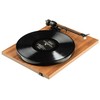 Patefonas Pro-Ject E1 BT su Audio-Technica AT3600L galvute, priešstiprintuviu ir Bluetooth, graikinio riešuto spalvos