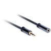 Jack 3,5 mm stereo lizdo prailginimo kabelis Ilgis: 3,0 m AQ Premium