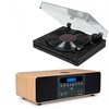 Stereo grotuvas / skaitmeninė mini sistema su patefonu THOMSON TT350 ir MIC202