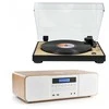Rinkinys stereo / Cyfrowa mini muzikinis centras su gramofonem THOMSON TT300 &amp; MIC201