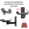 Sieninis garsiakalbių laikiklis – universalus, neinvazinis AQ VisiOn BR03AS
