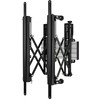 B-TECH AV SYSTEM X - POP-OUT ULTRA STRETCH SIGNAGE MOUNT WITH MICRO-ADJUSTMENT FOR LG86BH5C PORTRAIT (VESA 600 X 200) Juodas