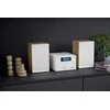 Muzikinis centras Thomson Micro garso sistema BT, radijas FM/CD/MP3/USB, medžio apdaila, balta.
