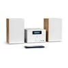 Muzikinis centras Thomson Micro garso sistema BT, radijas FM/CD/MP3/USB, medžio apdaila, balta.