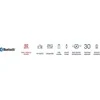 Muzikinis centras Garso Sistema - Thomson BT Radijas Fm/cd/mp3/usb Juodas.
