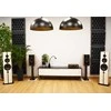 Medinė TV spintelė RETRO stiliaus SONOROUS RTRA-180-BLK-WHT plotis 180cm