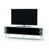 Medinė TV spintelė RETRO stiliaus SONOROUS RTRA-180-WHT-BLK plotis 180cm