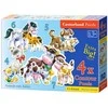 Castorland Dėlionė 22 vnt. - Gyvūnai su jaunikliais