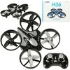 JJRC H36 mini 2.4GHz 4CH 6 ašių RC dronas juodas
