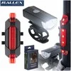 Roger LED dviračių žibintų galinis-priekinis komplektas USB