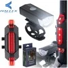 Roger LED dviračių žibintų galinis-priekinis komplektas USB