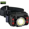 LED priekinis žibintas įkraunamas priekinis žibintas su judesio jutikliu XTE 5W+COB 10W VA0025 VAYOX