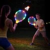 KIK LED šviečiančios teniso raketės + smiginis
