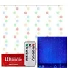Roger 300 LED girlianda užuolaida 3x3 su pulteliu ir tvirtinimo kabliukais - multicolor