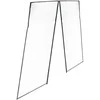 Juoda magnetinė durų užuolaida 110×220 cm