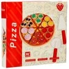 Medinis žaidimų rinkinys Pizza su priedais