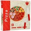 Medinis žaidimų rinkinys Pizza su priedais