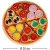 Medinis žaidimų rinkinys Pizza su priedais