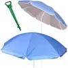 Parasol sodo plażowy regulowany łamany składany UV 150cm mėlyna