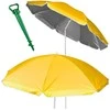 Parasol sodo plażowy regulowany łamany składany UV 150cm geltona