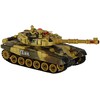 RC karo tankas 9993 2,4 GHz dykumos tankas