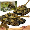 RC karo tankas 9993 2,4 GHz dykumos tankas