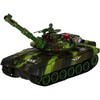 Ikonka RC karo tankas 9993 2,4 GHz miško kamufliažas