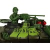 Ikonka RC karo tankas 9993 2,4 GHz miško kamufliažas