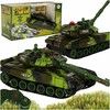 RC karo tankas 9993 2,4 GHz miško kamufliažas