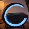 Ikonka RGB LED įkrovimo šviesos indukcinis radijas